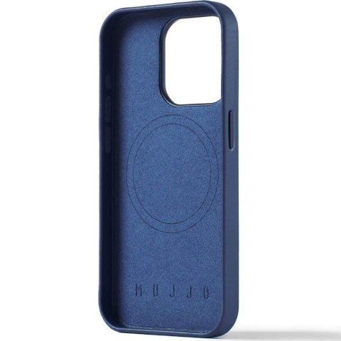Mujjo Full Leather Wallet Case - etui skórzane do iPhone 15 Pro kompatybilne z MagSafe (monaco blue) Mujjo Full Leather Wallet Case - etui skórzane do iPhone 15 Pro kompatybilne z MagSafe (monaco blue)