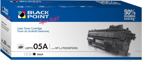 Kaseta z tonerem BLACK POINT LBPPH05A Zamiennik HP CE505A LBPPH05A Kaseta z tonerem BLACK POINT LBPPH05A Zamiennik HP CE505A LBPPH05A