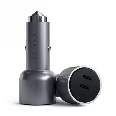 Ładowarka samochodowa SATECHI 2x USB typ C Czarny ST-U2C40CCM Ładowarka samochodowa SATECHI 2x USB typ C Czarny ST-U2C40CCM