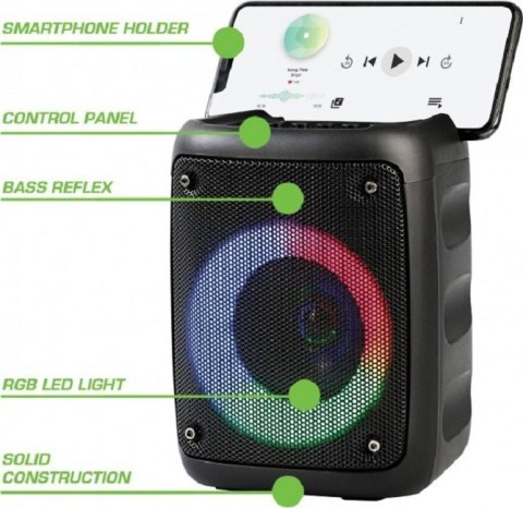 Mobilny REBELTEC STAGE 180 RBLGLO00046 (5 - 7h /Czarny ) Mobilny REBELTEC STAGE 180 RBLGLO00046 (5 - 7h /Czarny )