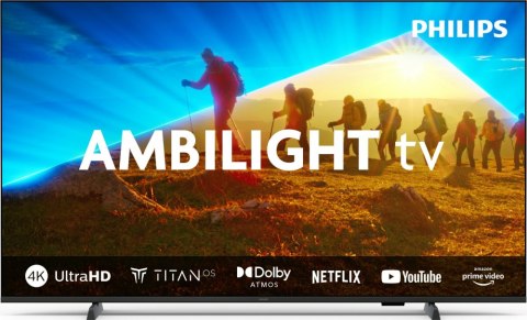 Telewizor PHILIPS LED 50″ 4K Ultra HD Titan OS Ambilight Dolby Atmos (50PUS8009/12)
