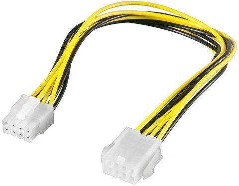 Kabel AKYGA Przedłużacz 8 Pin EPS AK-CA-08 Kabel AKYGA Przedłużacz 8 Pin EPS AK-CA-08