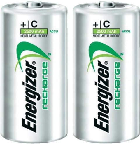 Baterie ENERGIZER Niklowo-metalowo-wodorkowa C (LR14, R14, 14A, UM2, MN1400, HP11) 2500mAh 2 szt. 633001 Baterie ENERGIZER Niklowo-metalowo-wodorkowa C (LR14, R14, 14A, UM2, MN1400, HP11) 2500mAh 2 szt. 633001