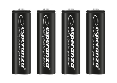 Baterie ESPERANZA Niklowo-wodorkowa AA (LR06, FR6, R6, 15A, MN1500, AM3, UM3, HP7) 2600mAh 4 szt. EZA106 Baterie ESPERANZA Niklowo-wodorkowa AA (LR06, FR6, R6, 15A, MN1500, AM3, UM3, HP7) 2600mAh 4 szt. EZA106