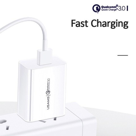 Ładowarka sieciowa USAMS USA000445(1x USB 3.0\3000mA\12V) Ładowarka sieciowa USAMS USA000445(1x USB 3.0\3000mA\12V)