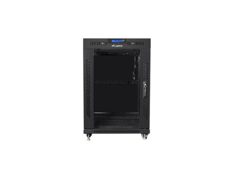 SZAFA INSTALACYJNA RACK STOJĄCA 19" 15U 600X800 CZARNA DRZWI SZKLANE LCD LANBERG (FLAT PACK) SZAFA INSTALACYJNA RACK STOJĄCA 19" 15U 600X800 CZARNA DRZWI SZKLANE LCD LANBERG (FLAT PACK)