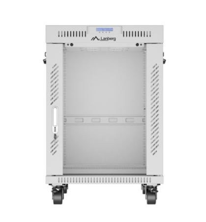 SZAFA INSTALACYJNA RACK STOJĄCA 19" 15U 600X800 SZARA DRZWI SZKLANE LCD LANBERG (FLAT PACK) V2 SZAFA INSTALACYJNA RACK STOJĄCA 19" 15U 600X800 SZARA DRZWI SZKLANE LCD LANBERG (FLAT PACK) V2