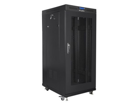 SZAFA INSTALACYJNA RACK STOJĄCA 19" 27U 600X800 CZARNA DRZWI PERFOROWANE LCD LANBERG (FLAT PACK) SZAFA INSTALACYJNA RACK STOJĄCA 19" 27U 600X800 CZARNA DRZWI PERFOROWANE LCD LANBERG (FLAT PACK)