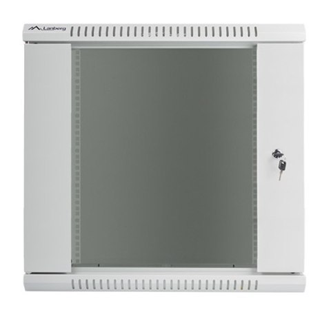 Szafa instalacyjna wisząca 19'' 12U 600X450mm szara (drzwi szklane) Szafa instalacyjna wisząca 19'' 12U 600X450mm szara (drzwi szklane)