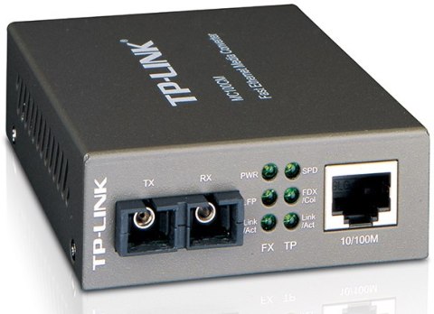 TP-Link MC100CM konwerter światłowodowy multimodowy TP-Link MC100CM konwerter światłowodowy multimodowy