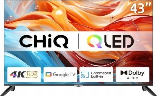 Telewizor CHiQ QLED 43″ 4K Ultra HD Google TV (U43QM8G)