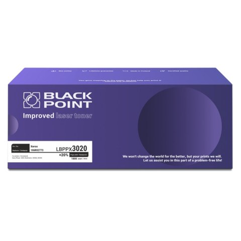 Toner BLACK POINT LBPPX3020 Xerox 106R02773 Toner BLACK POINT LBPPX3020 Xerox 106R02773