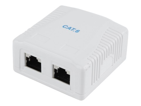 Gniazdo sieciowe CAT6 FTP 2 port Gniazdo sieciowe CAT6 FTP 2 port