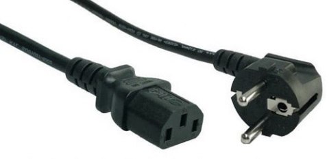 Kabel zasilający AKYGA Standardowy 3m. AK-PC-06A Kabel zasilający AKYGA Standardowy 3m. AK-PC-06A