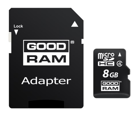 Karta pamięci GOODRAM 8 GB Adapter SD Karta pamięci GOODRAM 8 GB Adapter SD