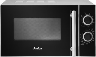 Kuchenka mikrofalowa wolnostojąca AMICA AMGF20M1GS (700W /20L /Czarno-srebrny)