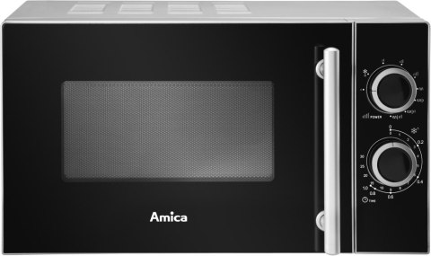 Kuchenka mikrofalowa wolnostojąca AMICA AMGF20M1GS (700W /20L /Czarno-srebrny) Kuchenka mikrofalowa wolnostojąca AMICA AMGF20M1GS (700W /20L /Czarno-srebrny)