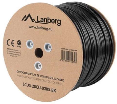 LANBERG LCU5-21CU-0305-BK 305 Sieciowy LANBERG LCU5-21CU-0305-BK 305 Sieciowy