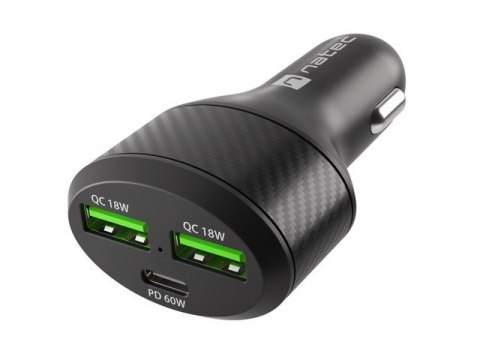 Ładowarka samochodowa NATEC 1x USB 3.0 Czarny NUC-1981 Ładowarka samochodowa NATEC 1x USB 3.0 Czarny NUC-1981