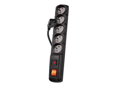 Listwa zasilająca ACAR F5 IEC 3 m Czarny W0087 Listwa zasilająca ACAR F5 IEC 3 m Czarny W0087