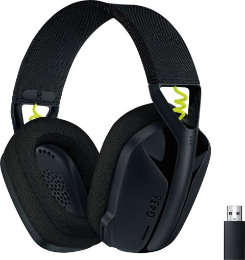 Słuchawki bezprzewodowe LOGITECH G435 Lightspeed Czarny (Czarny) Słuchawki bezprzewodowe LOGITECH G435 Lightspeed Czarny (Czarny)