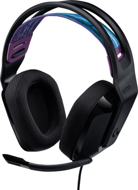 Słuchawki z mikrofonem LOGITECH G335 Czarny Czarny Słuchawki z mikrofonem LOGITECH G335 Czarny Czarny