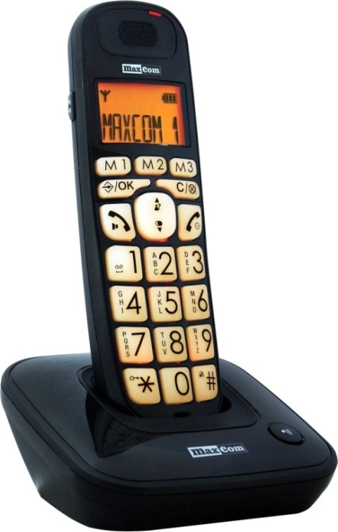 Telefon bezprzewodowy MAXCOM MC 6800 Czarny Telefon bezprzewodowy MAXCOM MC 6800 Czarny