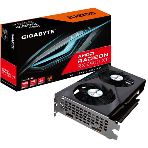 Karta graficzna Gigabyte Radeon RX 6500 XT Eagle 4GB GDDR6 Karta graficzna Gigabyte Radeon RX 6500 XT Eagle 4GB GDDR6