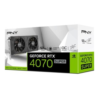 Karta graficzna PNY GeForce RTX 4070 SUPER VERTO 12GB GDDR6X (VCG4070S12DFXPB1-O)