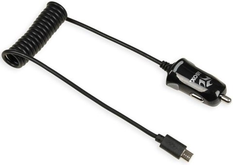 Ładowarka samochodowa IBOX microUSB Czarny ICC14MB Ładowarka samochodowa IBOX microUSB Czarny ICC14MB