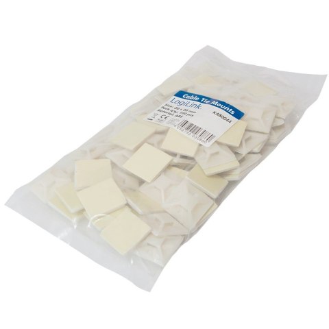 Samoprzylepne mocowania LOGILINK KAB0044 100 sztuk KAB0044 Samoprzylepne mocowania LOGILINK KAB0044 100 sztuk KAB0044