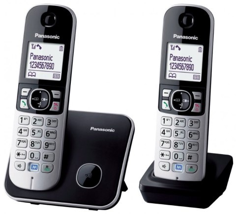 Telefon bezprzewodowy PANASONIC KX-TG6812PDB Telefon bezprzewodowy PANASONIC KX-TG6812PDB