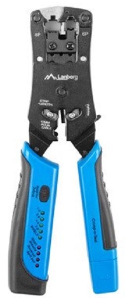 Zaciskarka wtyków RJ-45 RJ-11 + tester NT-0203 Zaciskarka wtyków RJ-45 RJ-11 + tester NT-0203