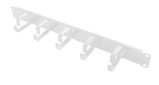 LOGILINK- Organizator kablowy 19'', 1U, 5 metalowych uchwytów, szary