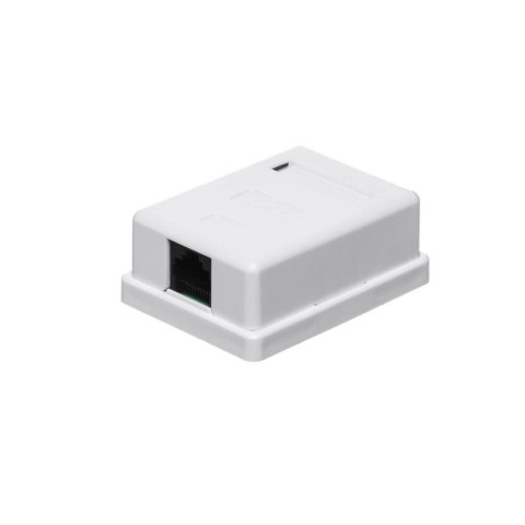 Netrack gniazdo kompletne natynkowe 1xRJ45 8p8c UTP Cat6 LSA Netrack gniazdo kompletne natynkowe 1xRJ45 8p8c UTP Cat6 LSA