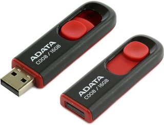 Pendrive A-DATA C008 (16 GB /USB 2.0 /Czarno-czerwony )