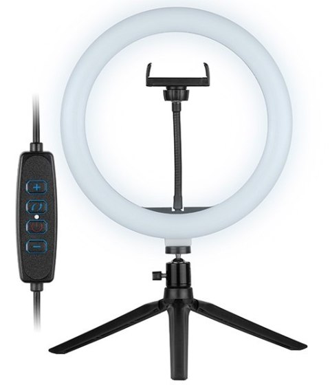 Ring 26 cm z mini statywem Lampa TRACER Sieciowe Ring 26 cm z mini statywem Lampa TRACER Sieciowe