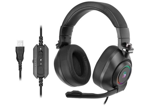 Słuchawki z mikrofonem A4TECH A4TSLU46786 Czarny Słuchawki z mikrofonem A4TECH A4TSLU46786 Czarny