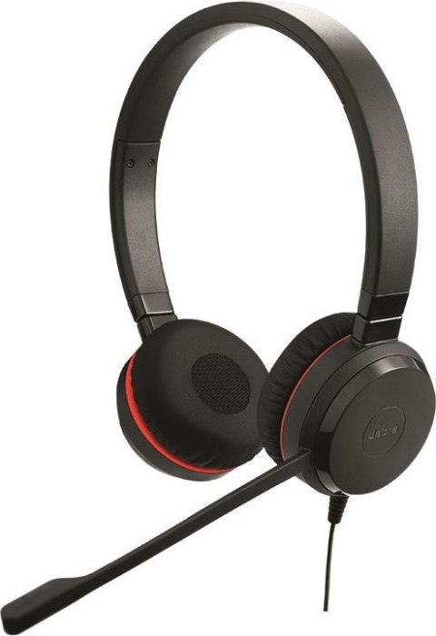 Słuchawki z mikrofonem JABRA Evolve 30 II Czarno-czerwony Słuchawki z mikrofonem JABRA Evolve 30 II Czarno-czerwony