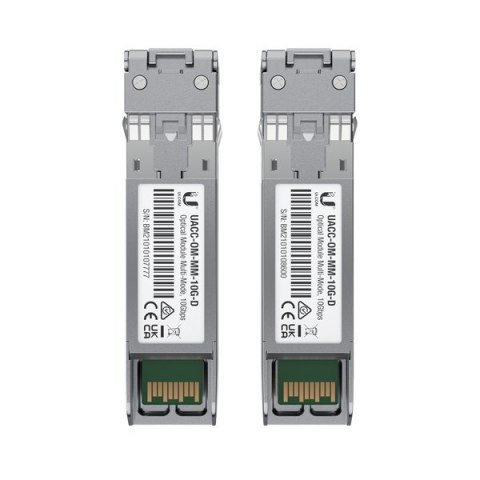 Ubiquiti Moduł SFP+ UACC-OM-MM-10G-D-2 2-PAK Ubiquiti Moduł SFP+ UACC-OM-MM-10G-D-2 2-PAK