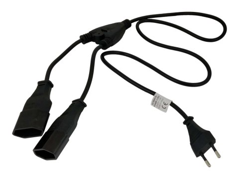 Kabel zasilający AKYGA 1x Europlug (przez CEE 7/16) - męski (wejście) 1.2m. AK-RD-05A Kabel zasilający AKYGA 1x Europlug (przez CEE 7/16) - męski (wejście) 1.2m. AK-RD-05A