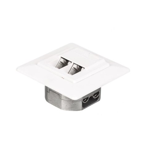 Netrack gniazdo kompletne podtynkowe 2xRJ45 8p8c UTP Cat6 Netrack gniazdo kompletne podtynkowe 2xRJ45 8p8c UTP Cat6