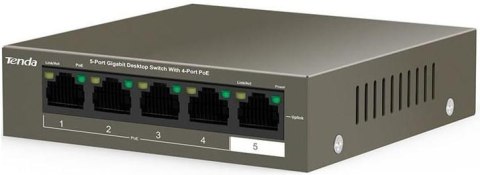 Przełącznik TENDA TEG1105P-4-63W (5x 10/100/1000 ) Przełącznik TENDA TEG1105P-4-63W (5x 10/100/1000 )