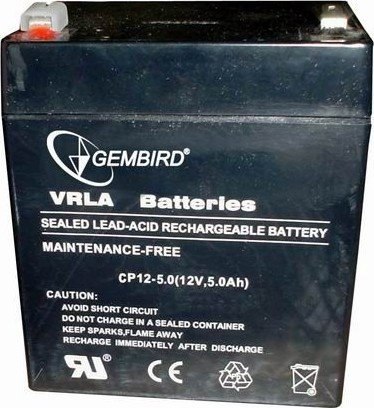 Bateria do zasilacza awaryjnego GEMBIRD BAT-12V5AH Bateria do zasilacza awaryjnego GEMBIRD BAT-12V5AH