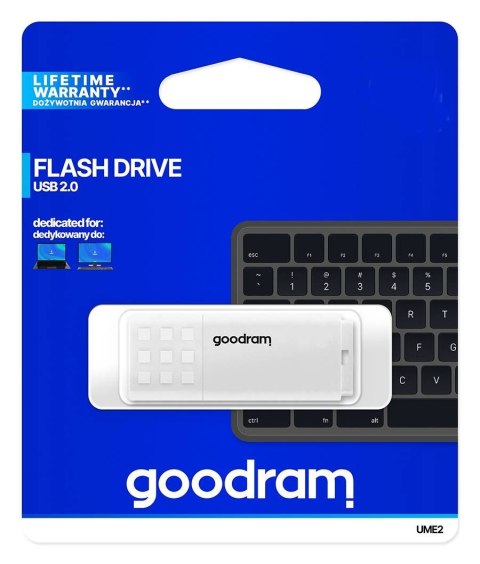 Pendrive GOODRAM UME2 128 GB (128 GB /USB 2.0 /Biały ) Pendrive GOODRAM UME2 128 GB (128 GB /USB 2.0 /Biały )