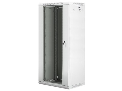 Szafa instalacyjna wisząca 19'' 27U 600X450mm szara (drzwi szklane) Szafa instalacyjna wisząca 19'' 27U 600X450mm szara (drzwi szklane)