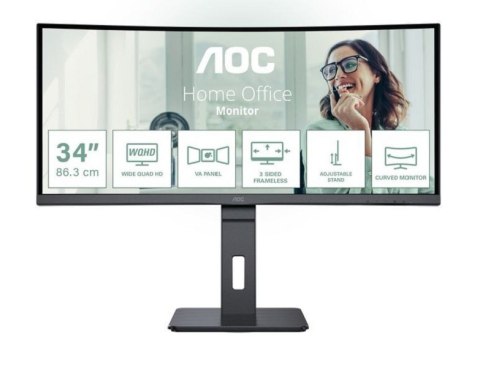 Monitor AOC CU34P3CV (34" /VA /100Hz /3440 x 1440 /Czarny) Monitor AOC CU34P3CV (34" /VA /100Hz /3440 x 1440 /Czarny)