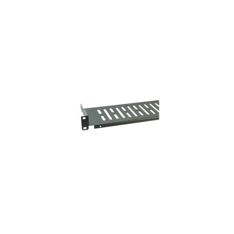 Półka 1U 250mm rack 19, perforowana, czarna Półka 1U 250mm rack 19, perforowana, czarna