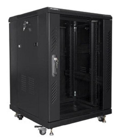 Szafa stojąca 19cali 15U 600X600mm czarna Szafa stojąca 19cali 15U 600X600mm czarna