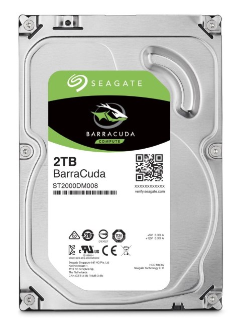 Dysk serwerowy HDD SEAGATE Barracuda ST2000DM008 (2TB /3.5" /7200RPM ) Dysk serwerowy HDD SEAGATE Barracuda ST2000DM008 (2TB /3.5" /7200RPM )